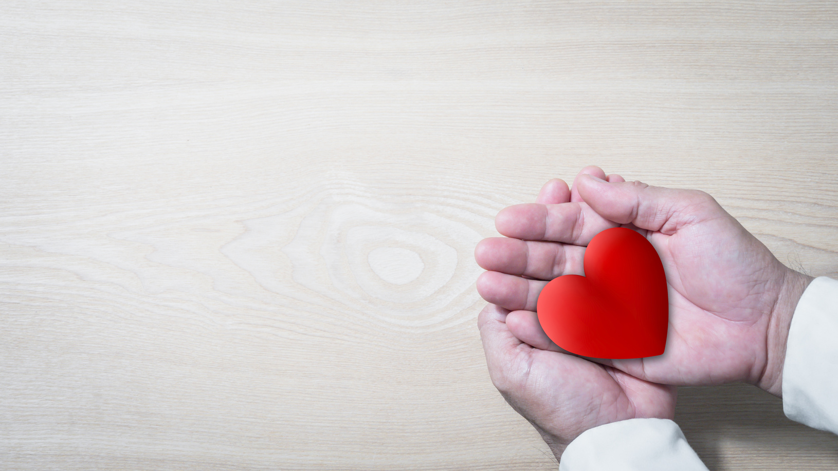 Hands Holding Red Heart, Health Care, Love, Organ Donation, Mind